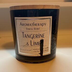 Aromatherapy Stress Relief Candle Tangerine & Lime Hand Poured